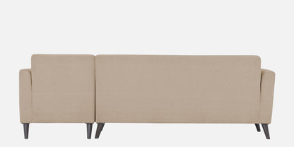 Adorn India Daniel L Shape 6 Seater Sofa Set RHS (Beige) (3 Year Warranty)