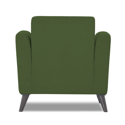 Adorn India Dannis 1 Seater Sofa (Green) (3 Year Warranty)