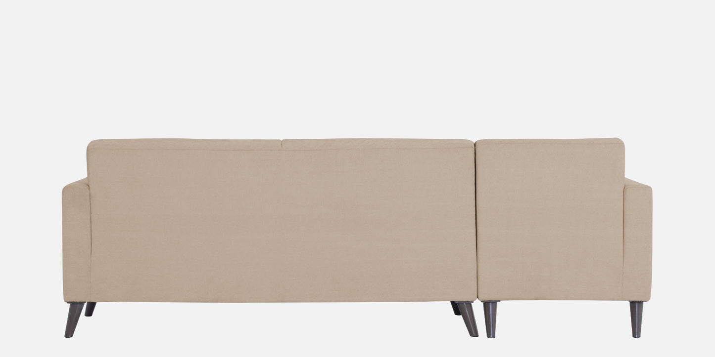 Adorn India Chilly L Shape 6 Seater Sofa Set LHS (Beige) (3 Year Warranty)