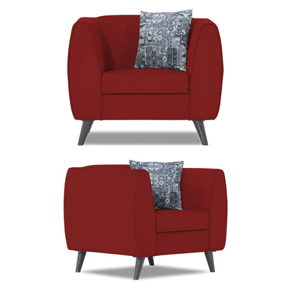 Adorn India Mason 3+2+1 6 Seater Sofa Set (Aqua Blue)