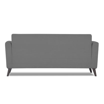 Adorn India Daniel 3 Seater Sofa (Grey) (3 Year Warranty)