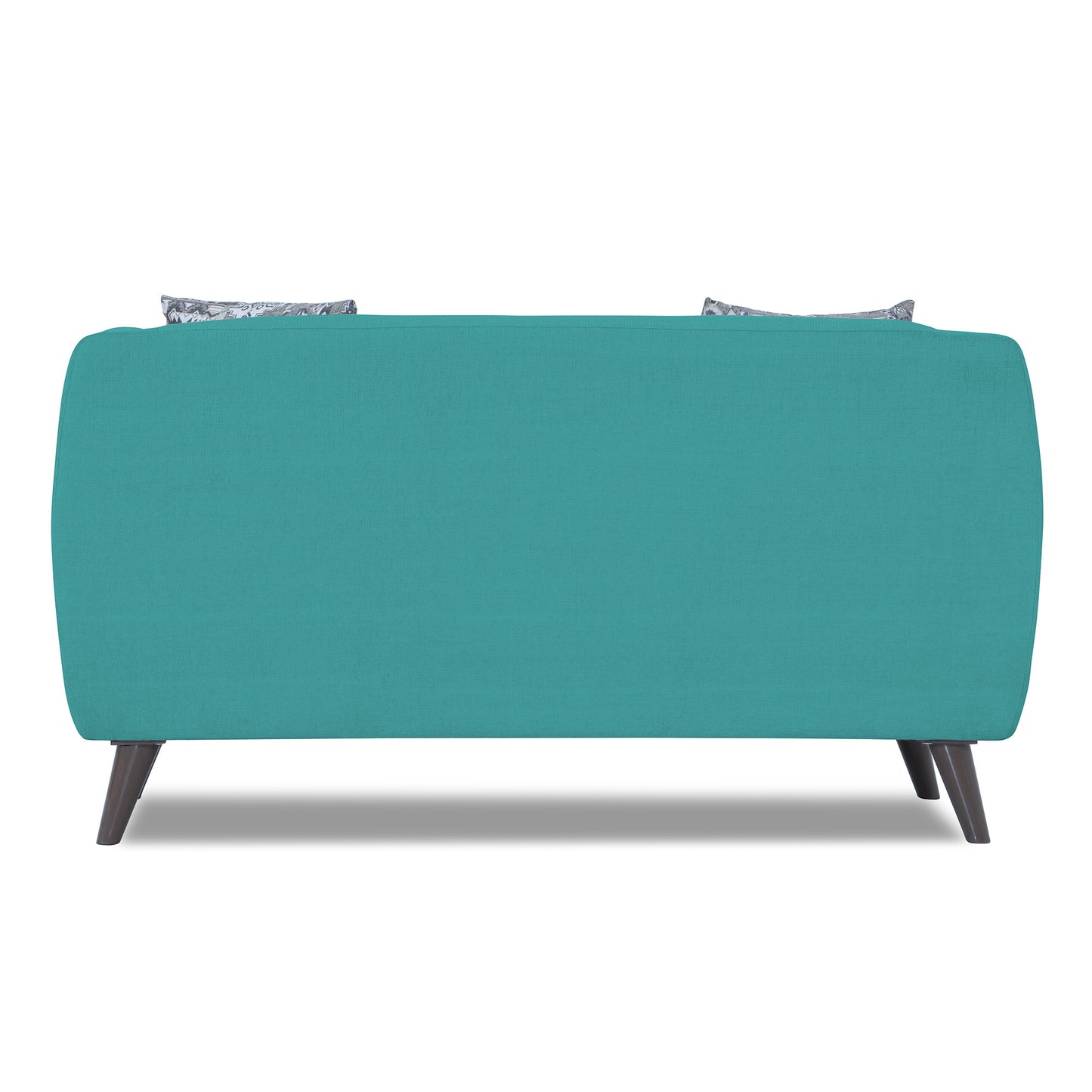 Adorn India Mason 2 Seater Sofa (Aqua Blue)
