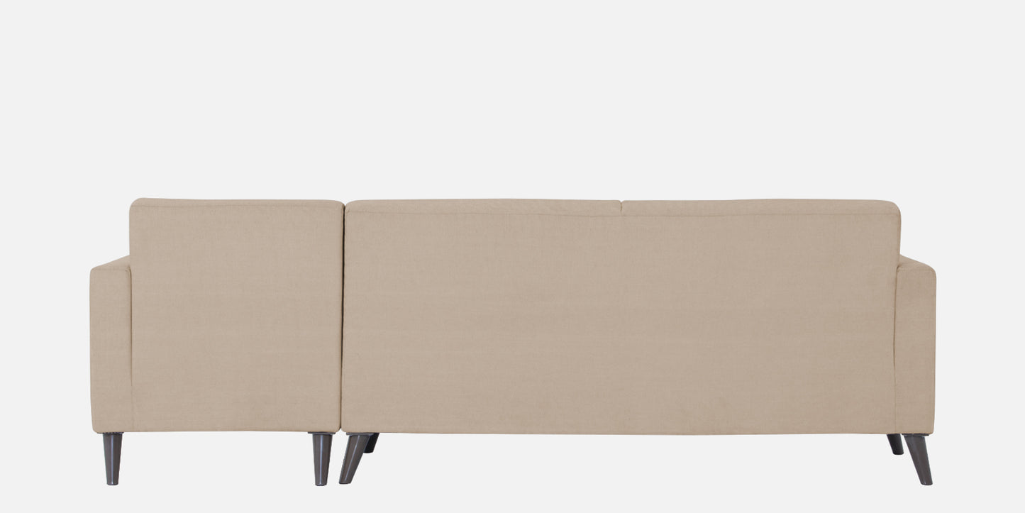 Adorn India Chilly L Shape 6 Seater Sofa Set RHS (Beige) (3 Year Warranty)