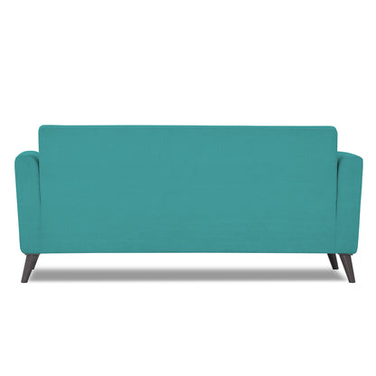 Adorn India Dannis 3 Seater Sofa (Aqua Blue) (3 Year Warranty)