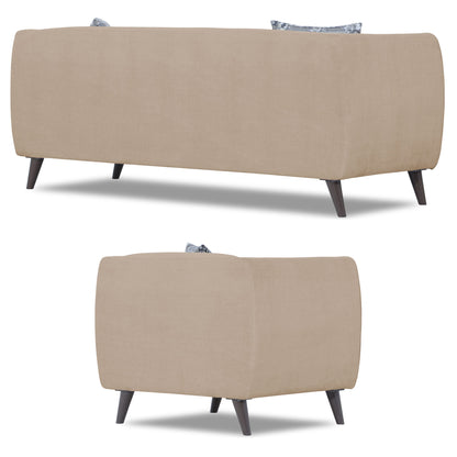 Adorn India Mason 3+1+1 5 Seater Sofa Set (Aqua Blue)