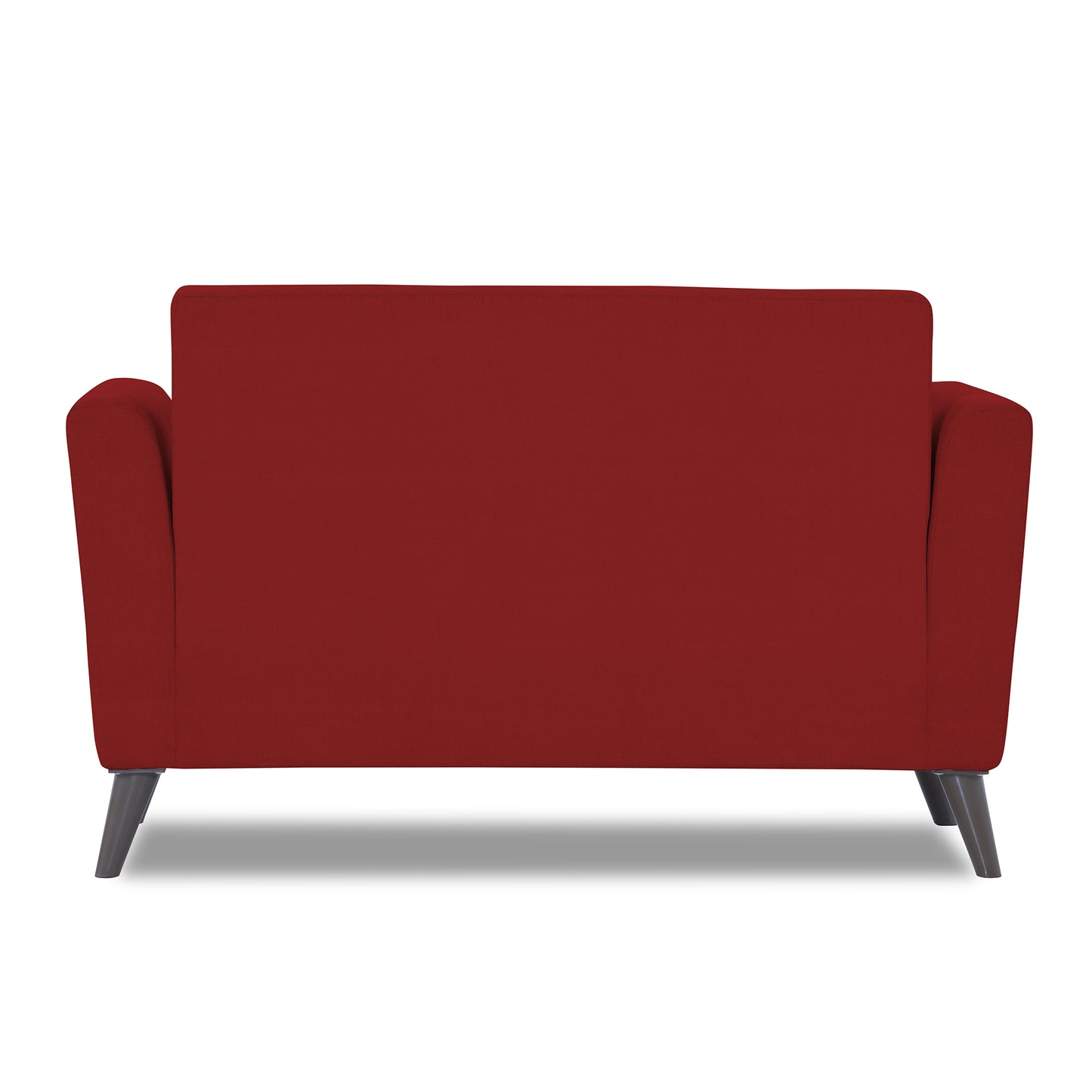 Adorn India Daniel 2 Seater Sofa (Red) (3 Year Warranty)