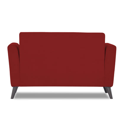 Adorn India Daniel 2 Seater Sofa (Red) (3 Year Warranty)