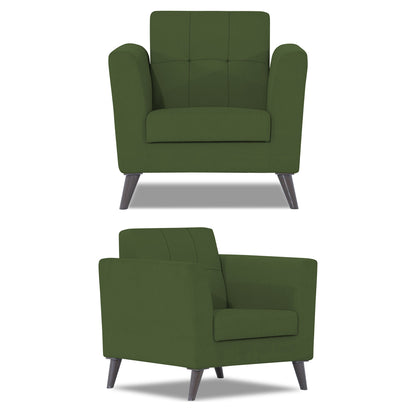 Adorn India Dannis 3+2+1 6 Seater Sofa Set (Green) (3 Year Warranty)