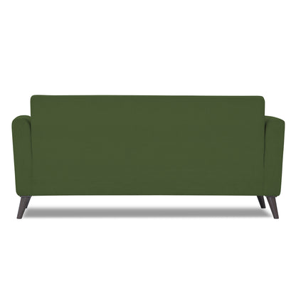 Adorn India Daniel 3 Seater Sofa (Green) (3 Year Warranty)