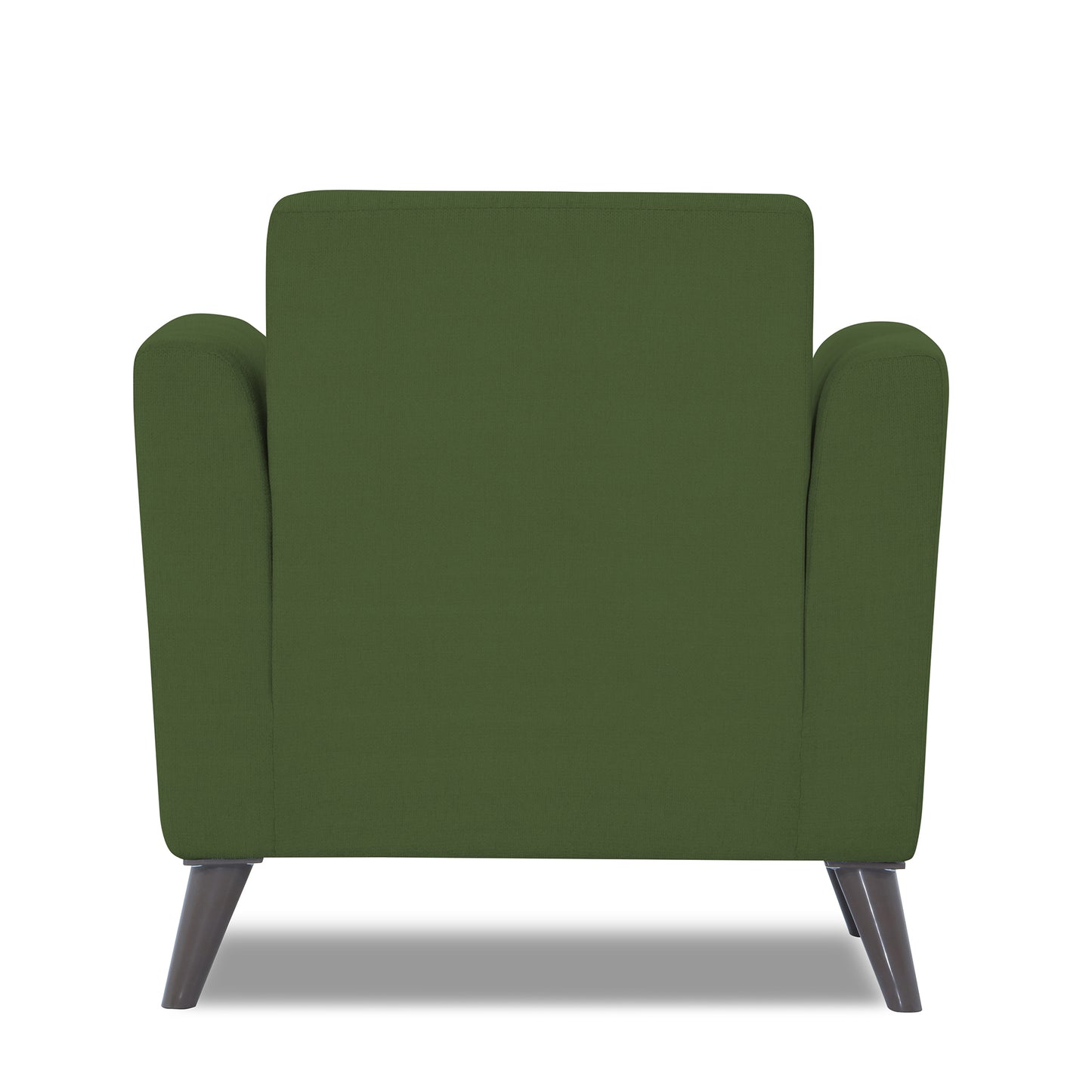Adorn India Daniel 1 Seater Sofa (Green) (3 Year Warranty)