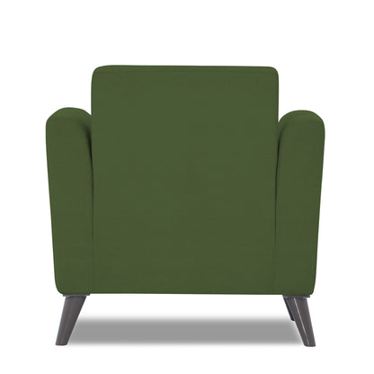 Adorn India Daniel 1 Seater Sofa (Green) (3 Year Warranty)