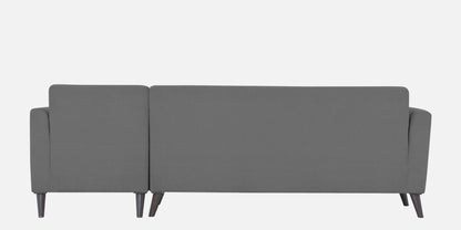 Adorn India Daniel L Shape 6 Seater Sofa Set RHS (Grey) (3 Year Warranty)
