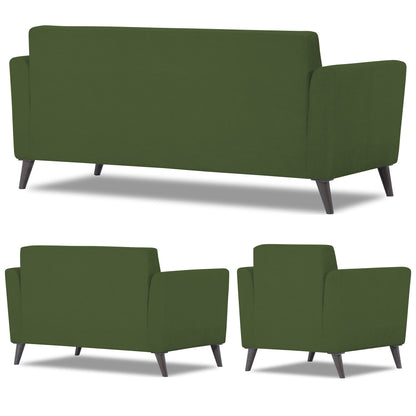Adorn India Dannis 3+2+1 6 Seater Sofa Set (Green) (3 Year Warranty)