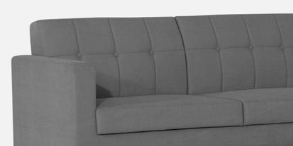 Adorn India Chilly L Shape 6 Seater Sofa Set RHS (Grey) (3 Year Warranty)