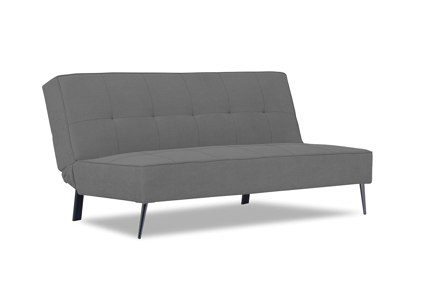 Adorn India Benjamin 3 Seater Sofa Cum Bed (Grey) (3 Year Warranty)