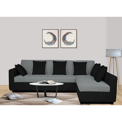 Adorn India Hallton Plain 2 Seater Sofa (Beige) (3 Year Warranty)