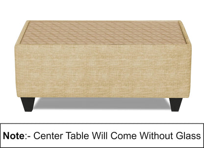 Adorn India Bricks (3 Years Warranty) Centre Table (Beige) Modern
