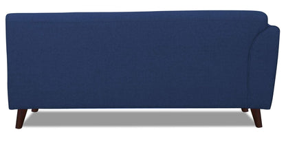 Adorn India (3 Years Warranty Leaf 6 Seater Corner Sofa Right Hand Side (Blue)