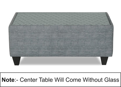 Adorn India Bricks (3 Years Warranty) Centre Table (Grey) Modern