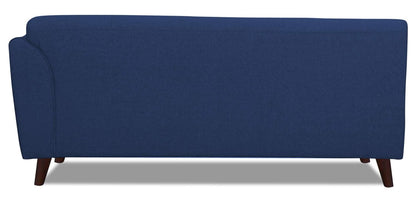 Adorn India (3 Years Warranty Leaf 6 Seater Corner Sofa (Blue) Left Hand Side