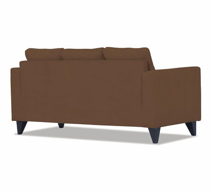 Adorn India Wood Chandler Plus 3 Seater Sofa (Brown), 3-Person Sofa