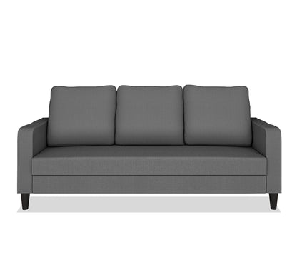 Adorn India Chandler Decent 3 Seater Sofa (Grey) (3 Year Warranty)