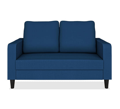Adorn India Chandler Decent 2 Seater Sofa (Blue) (3 Year Warranty)
