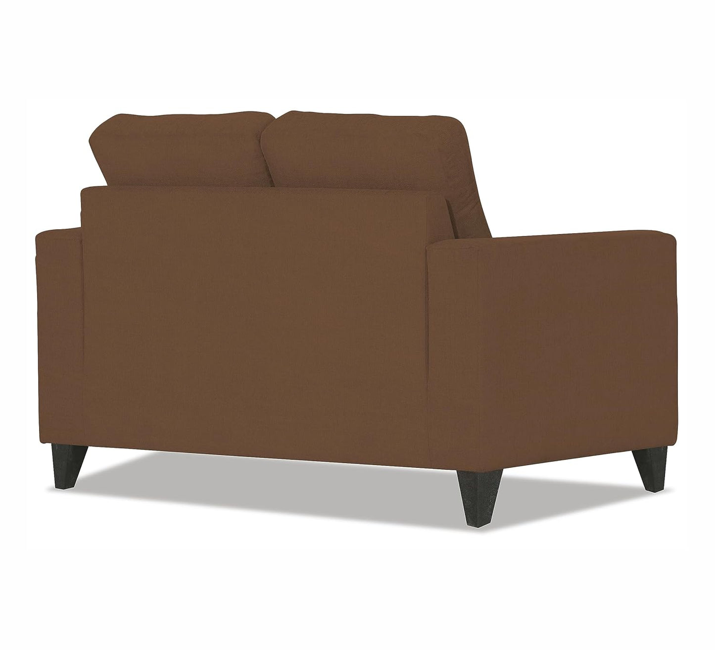 Adorn India Chandler Plus 2 Seater Sofa (Brown) (3 Year Warranty)