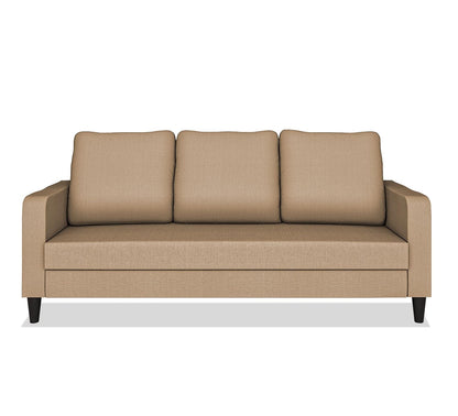 Adorn India Chandler Decent 3 Seater Sofa (Beige) (3 Year Warranty)