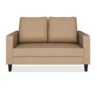 Adorn India Chandler Decent 2 Seater Sofa (Beige) (3 Year Warranty)