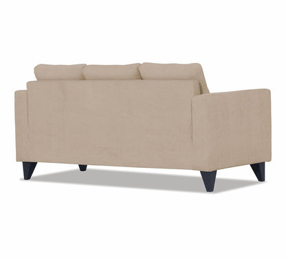 Adorn India Chandler Plus 3 Seater Sofa (Beige) (3 Year Warranty)
