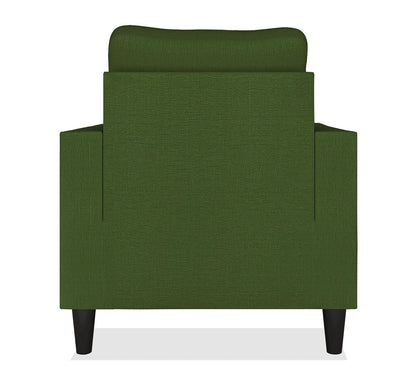 Adorn India Chandler Decent 1 Seater Sofa (Green) (3 Year Warranty)