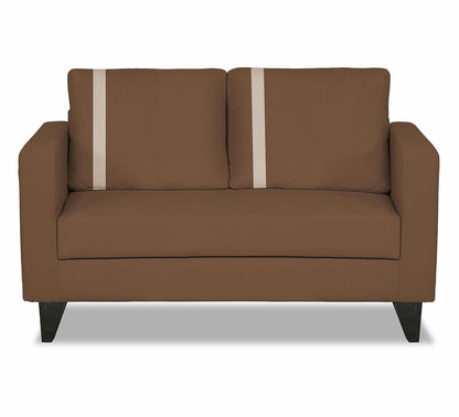 Adorn India Chandler Plus 2 Seater Sofa (Brown)