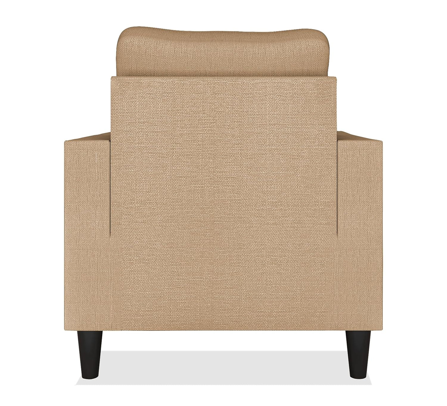 Adorn India Chandler Decent 1 Seater Sofa (Beige) (3 Year Warranty)