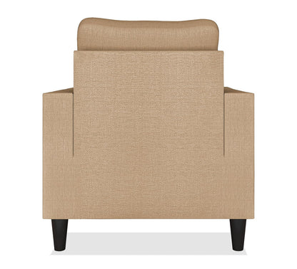Adorn India Chandler Decent 1 Seater Sofa (Beige) (3 Year Warranty)