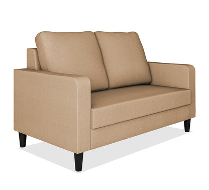 Adorn India Chandler Decent 2 Seater Sofa (Beige) (3 Year Warranty)