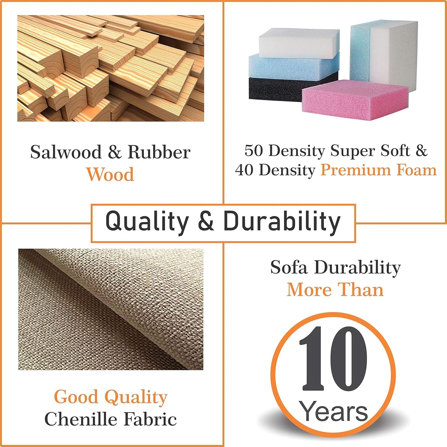 Adorn India Anigma Modular Sofa Set (Blue)