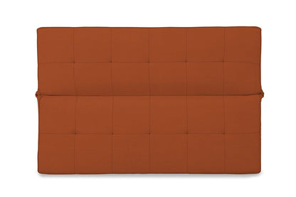 Adorn India Benjamin 3 Seater Sofa Cum Bed (Rust) (3 Year Warranty)