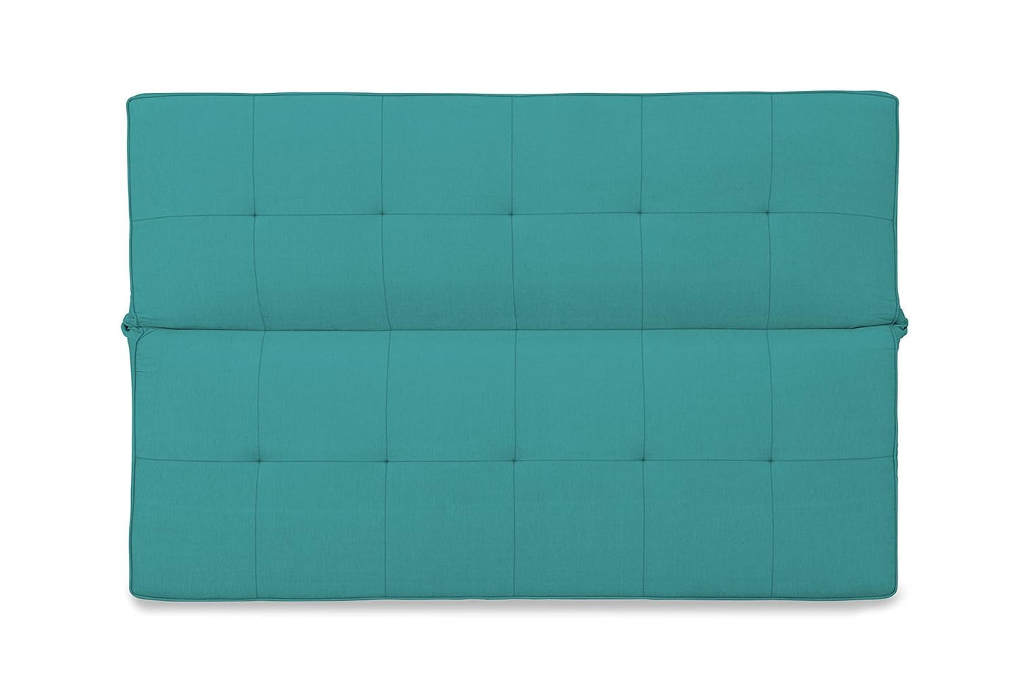 Adorn India Benjamin 3 Seater Sofa Cum Bed (Aqua Blue) (3 Year Warranty)