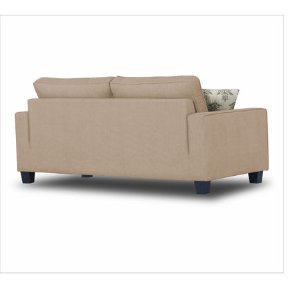 Adorn India Camden 3 Seater Sofa (Beige) (3 Year Warranty)