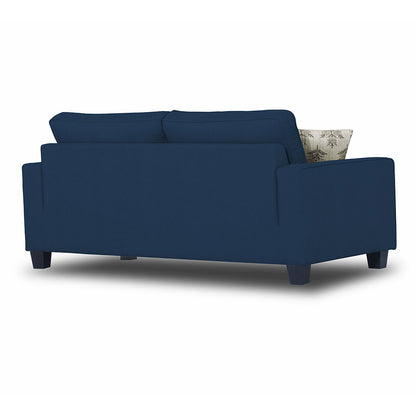 Adorn India Camden 3 Seater Sofa (Blue) (3 Year Warranty)