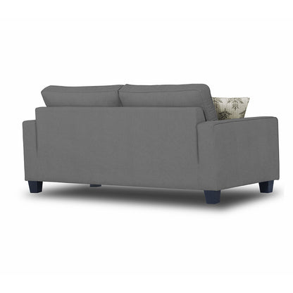 Adorn India Camden 3 Seater Sofa (Grey) (3 Year Warranty)