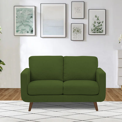 Adorn India Damian 2 Seater Sofa (Green) (3 Year Warranty)