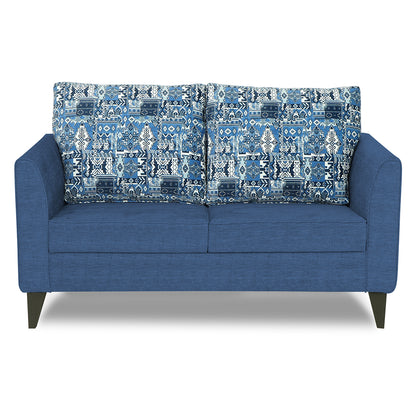 Adorn India Sheldon Crafty 2 Seater Sofa (Blue)