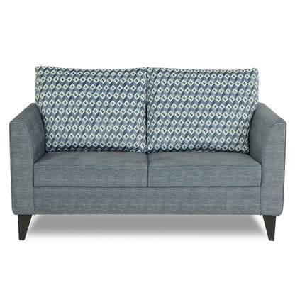 Adorn India Tornado Bricks 2 Seater Sofa (Grey)