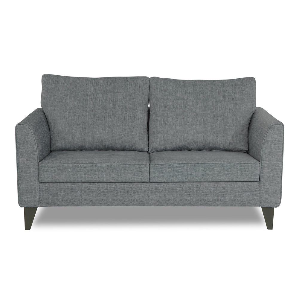 Adorn India Enzo Decent (3 Years Warranty) 2 Seater Sofa (Grey) Modern