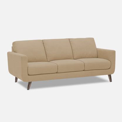 Adorn India Damian 3+1+1 5 Seater Sofa Set (Beige)(3 Year Warranty)