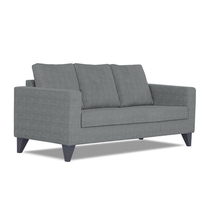Adorn India Hallton Plain 3 Seater Sofa (Grey) (3 Year Warranty)