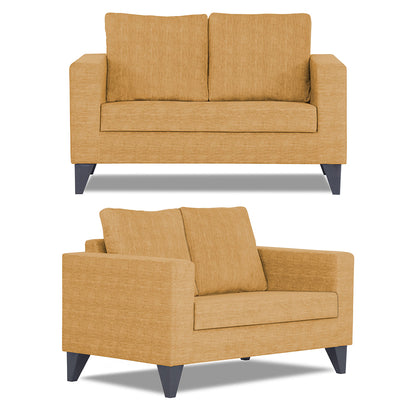 Adorn India Hallton Plain 3+2 5 Seater Sofa Set (Beige) (3 Year Warranty)