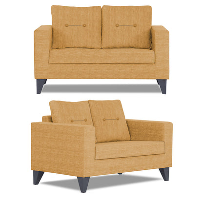 Adorn India Hallton Tufted 3-2 Five Seater Sofa Set (Beige) (3 Year Warranty)